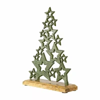 Northlight 11" Stars Metal Christmas Tabletop Tree