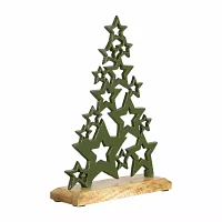 Northlight 11" Stars Metal Christmas Tabletop Tree