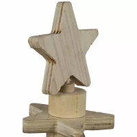 Northlight 16" Wooden Christmas Tabletop Tree