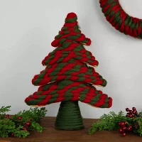 Northlight Twisted Yarn Plush Christmas Tabletop Tree