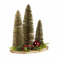 Northlight 10.25" Brush Christmas Tabletop Tree