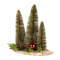 Northlight 10.25" Brush Christmas Tabletop Tree