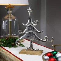 Northlight Swirling Metal Christmas Tabletop Tree