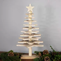 Northlight Star Cut Outs Wooden Christmas Tabletop Tree