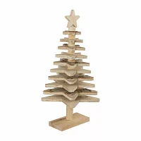 Northlight Star Cut Outs Wooden Christmas Tabletop Tree