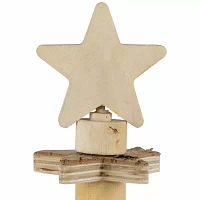 Northlight Star Cut Outs Wooden Christmas Tabletop Tree