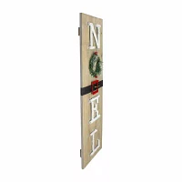 Northlight 23.75" Wooden Santas Belt Wall Sign