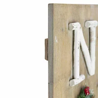 Northlight 23.75" Wooden Santas Belt Wall Sign