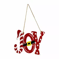 Northlight Santa Hat And Belt Joy Wall Sign