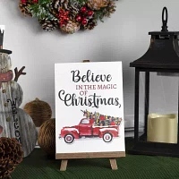 Northlight 9.25" Red Truck Christmas Tabletop Decor