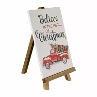 Northlight 9.25" Red Truck Christmas Tabletop Decor