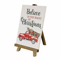 Northlight 9.25" Red Truck Christmas Tabletop Decor