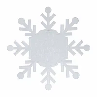 Northlight 15.75" Snowflake Wall Sign