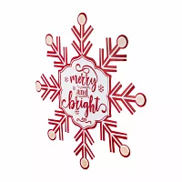 Northlight 15.75" Snowflake Wall Sign