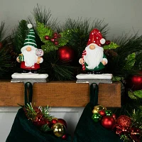 Northlight 6.25" Santa 2-pc. Christmas Stocking Holders