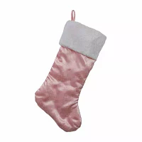 Northlight "20"" Pink Snowflake" Christmas Stocking
