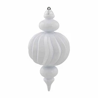 Northlight 10" Shatterproof Finial 4-pc. Christmas Ornament