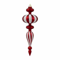 Northlight 14" Shatterproof Finial 4-pc. Christmas Ornament