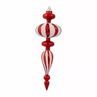 Northlight 14" Shatterproof Finial 4-pc. Christmas Ornament