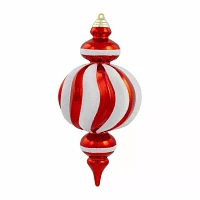 Northlight 10" Shatterproof Finial 4-pc. Christmas Ornament