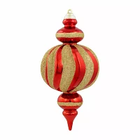 Northlight "10"" Shatterproof Finial" 4-pc. Christmas Ornament