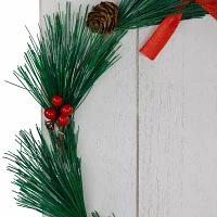 Northlight 35.75" Wreath Christmas Yard Art