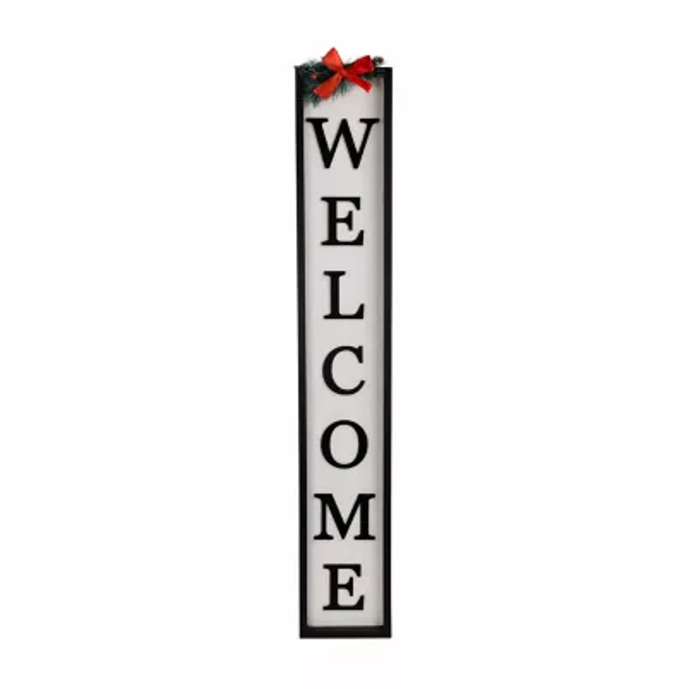 Northlight 35.75" Welcome Christmas Yard Art