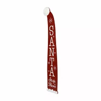 Northlight Santa Stop Here Hat Christmas Yard Art