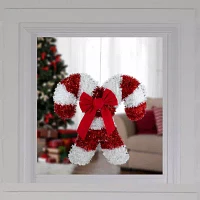 Northlight Candy Cane Unlit Christmas Window Decor