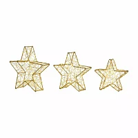 Northlight 14" Led Stars Christmas Yard Art