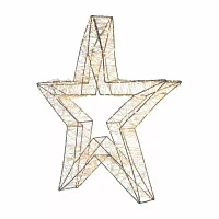 Northlight 22" Led Wire Star Christmas Yard Art