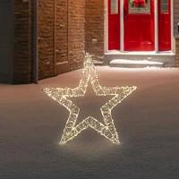 Northlight 22" Led Wire Star Christmas Yard Art