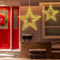 Northlight 18" Led Stars Christmas Yard Art