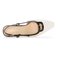 Liz Claiborne Womens Riverview Block Heel Pumps