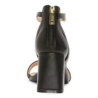 Liz Claiborne Womens Harnie Block Heel Pumps