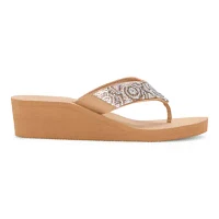 Mixit Womens Rose Wedge Sandals