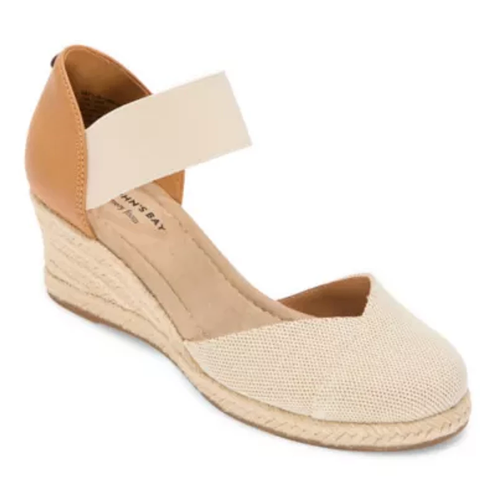 St. John's Bay Womens Lamesa Wedge Sandals