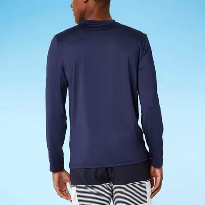 U.S. Polo Assn. Mens Logo Long Sleeve Swim Shirt