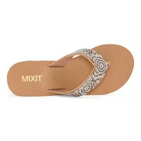 Mixit Womens Rose Wedge Sandals