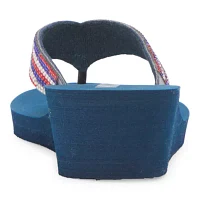 Mixit Womens Americana Wedge Sandals