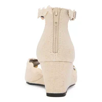 Liz Claiborne Womens Babbler Wedge Sandals