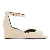 Liz Claiborne Womens Babbler Wedge Sandals