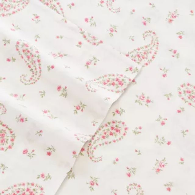 Laura Ashley Bristol Paisley Pink Sheet Set