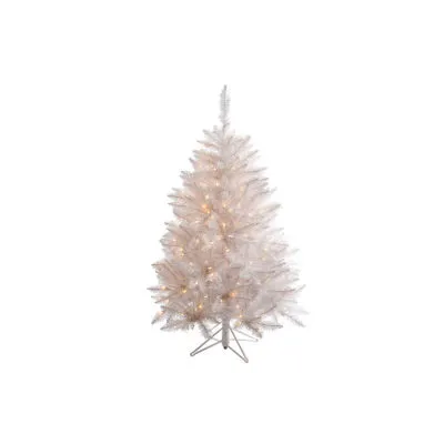 3.5' Sparkle White Spruce Artificial Christmas Tree