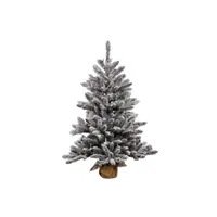 Vickerman 2 Foot Flocked Christmas Tree