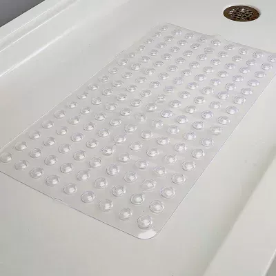 Kennedy International White Sanitized PVC Bath Mat