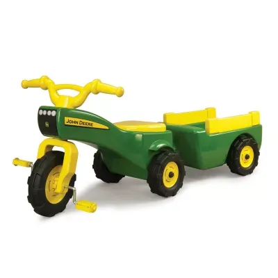 John Deere John Deere - Pedal Tractor And Wagon Tricycle