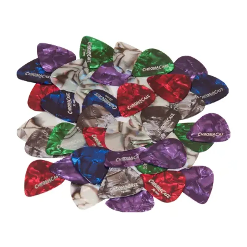 ChromaCast Celluloid Guitar Picks, 50 Pack