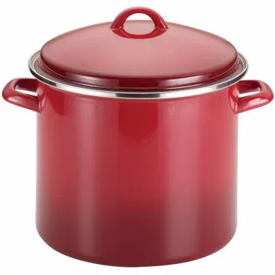 Rachael Ray Enamel on Steel 12-qt. Induction Stockpot with Lid