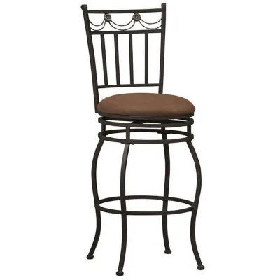 Swag Upholstered Bar Stool